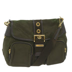 PRADA Shoulder Bag Nylon Khaki  65951