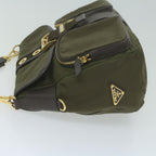 PRADA Shoulder Bag Nylon Khaki  65951
