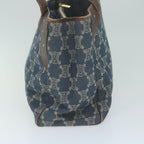 CELINE Paris Macadam Canvas Tote Bag Blue  65961