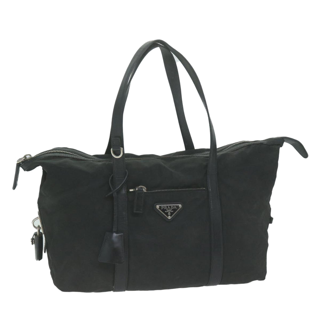 PRADA Hand Bag Nylon Black  65981