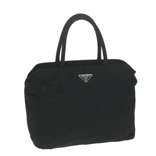 PRADA Hand Bag Nylon Black  65982