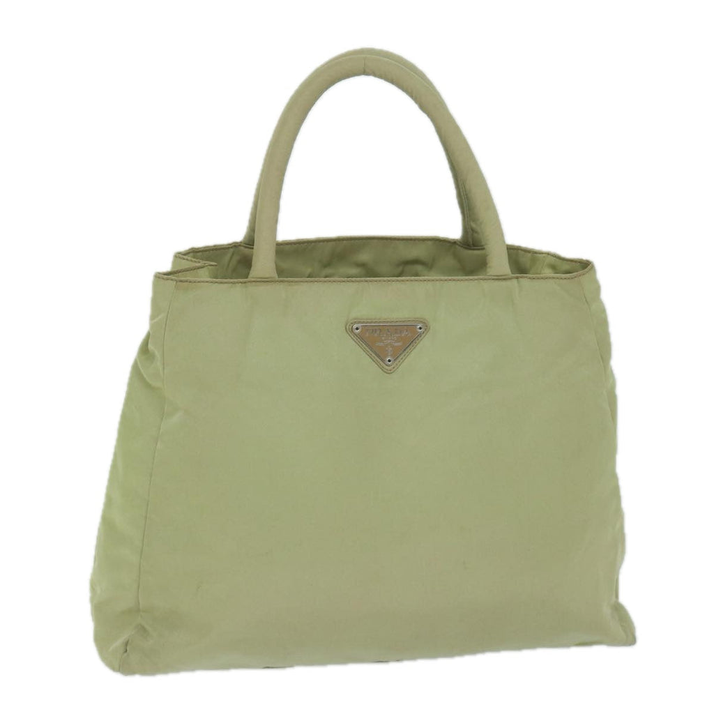 PRADA Hand Bag Nylon Khaki  65996