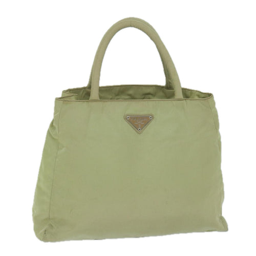 PRADA Hand Bag Nylon Khaki  65996