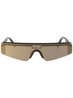 Balenciaga Eyewear Ski Rectangular Frame Sunglasses BB0003S