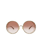 Chloe Women's 61mm Gold Orange Sunglasses