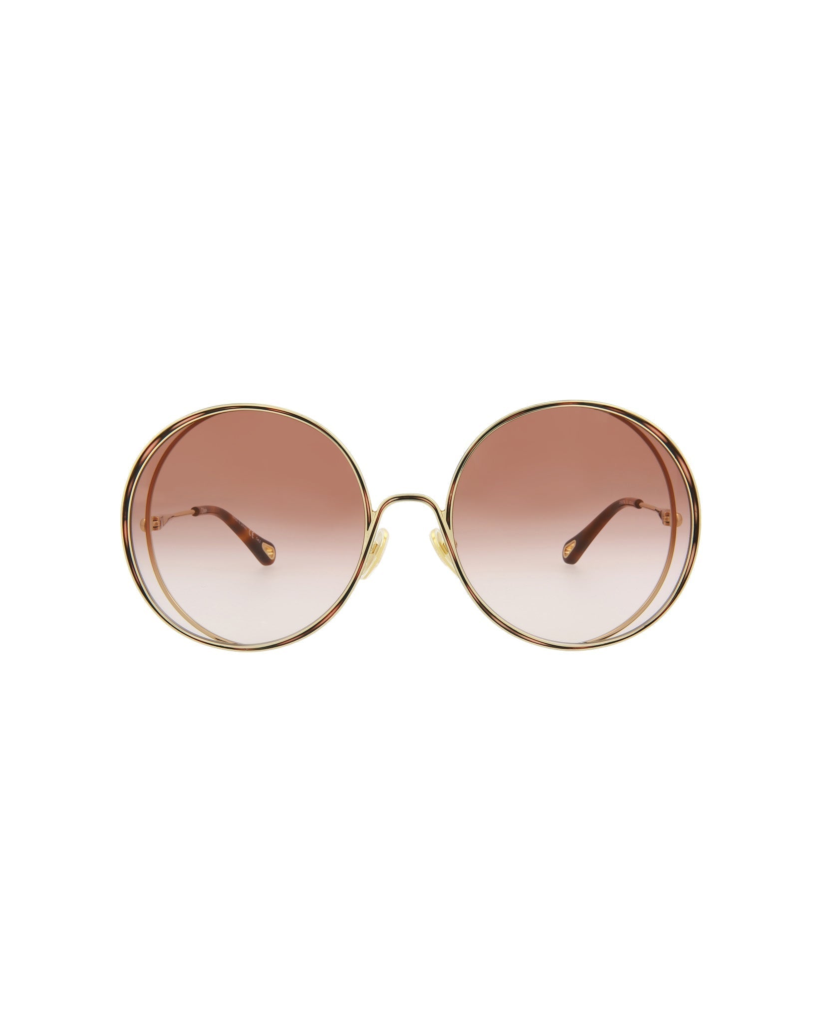 Chloe Women's 61mm Gold Orange Sunglasses