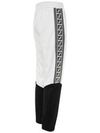 Fendi Color Block Logo Side JoGGer Track Pants Black White