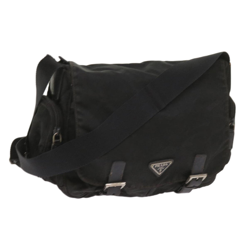 PRADA Shoulder Bag Nylon Black  66000