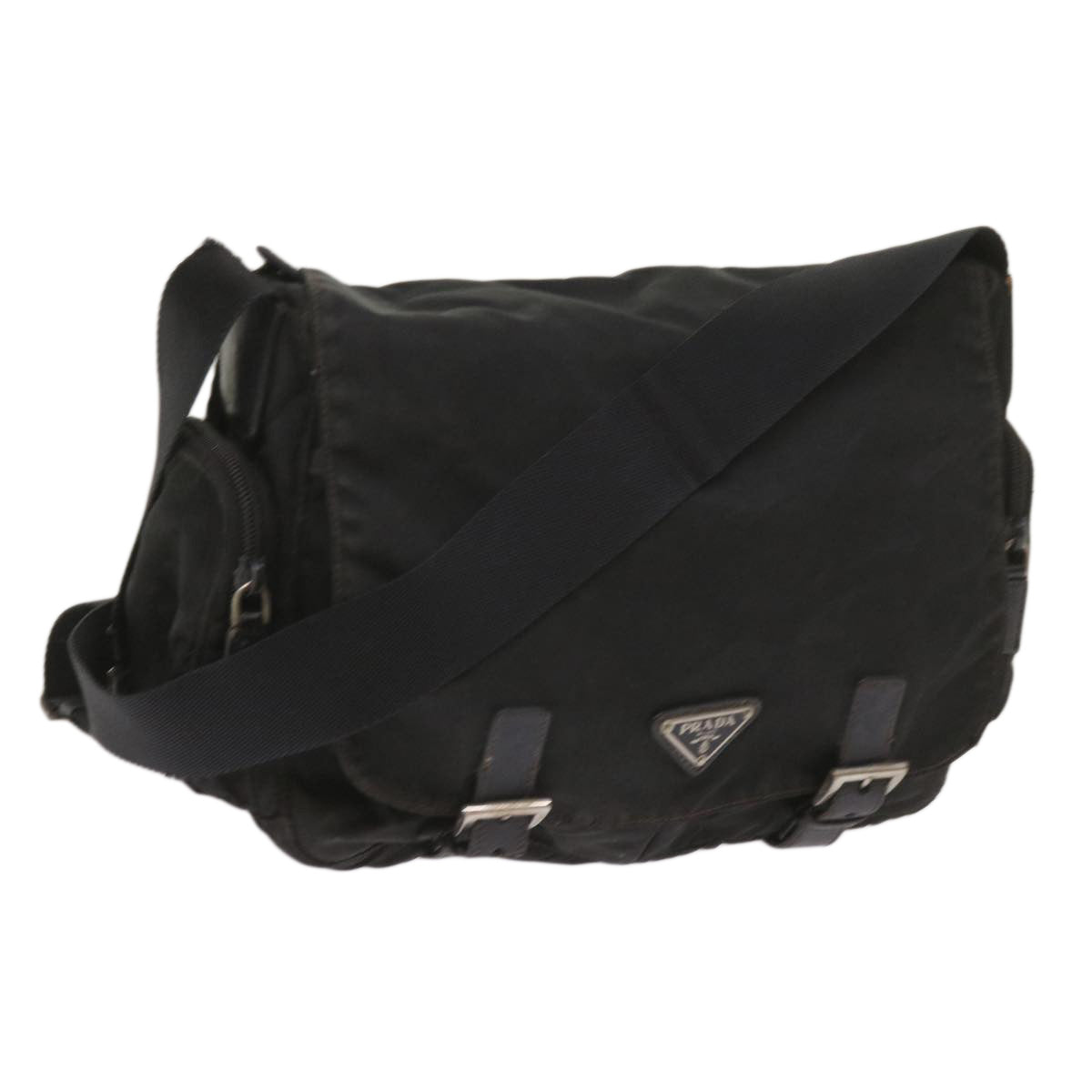 PRADA Shoulder Bag Nylon Black  66000