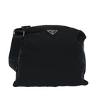 PRADA Shoulder Bag Nylon Black  66003