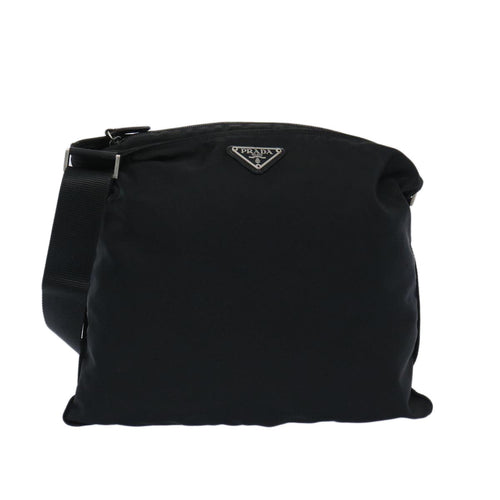 PRADA Shoulder Bag Nylon Black  66003