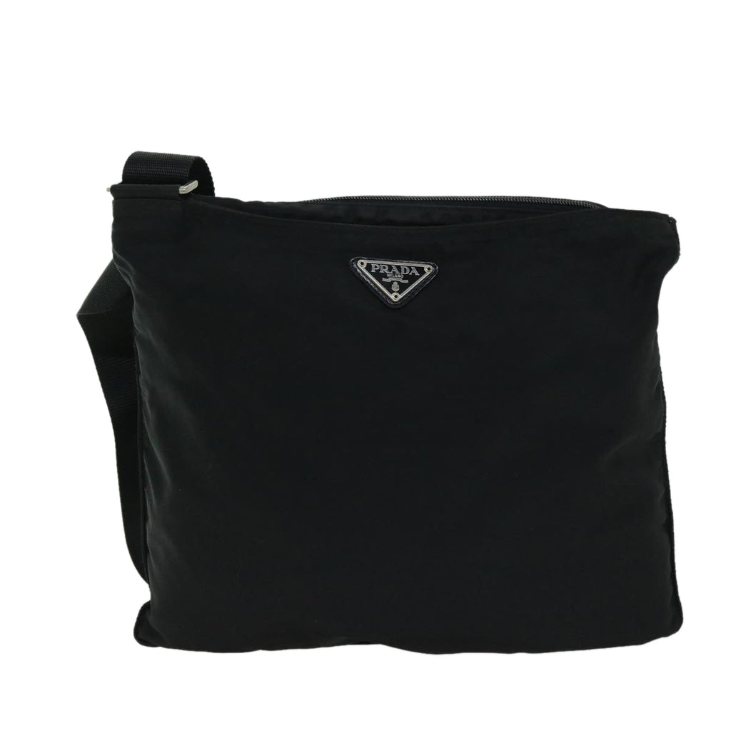 PRADA Shoulder Bag Nylon Black  66003