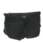 PRADA Shoulder Bag Nylon Black  66006