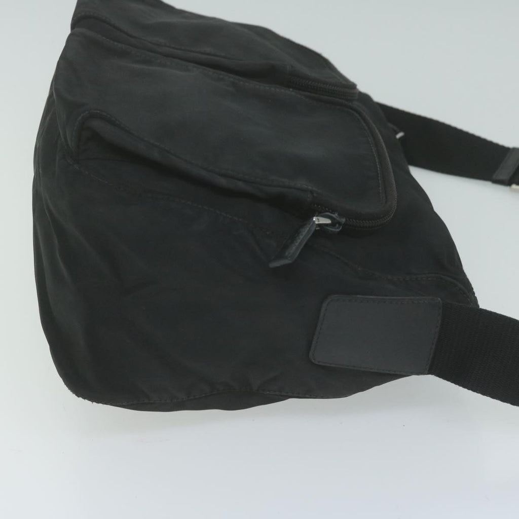 PRADA Shoulder Bag Nylon Black  66006