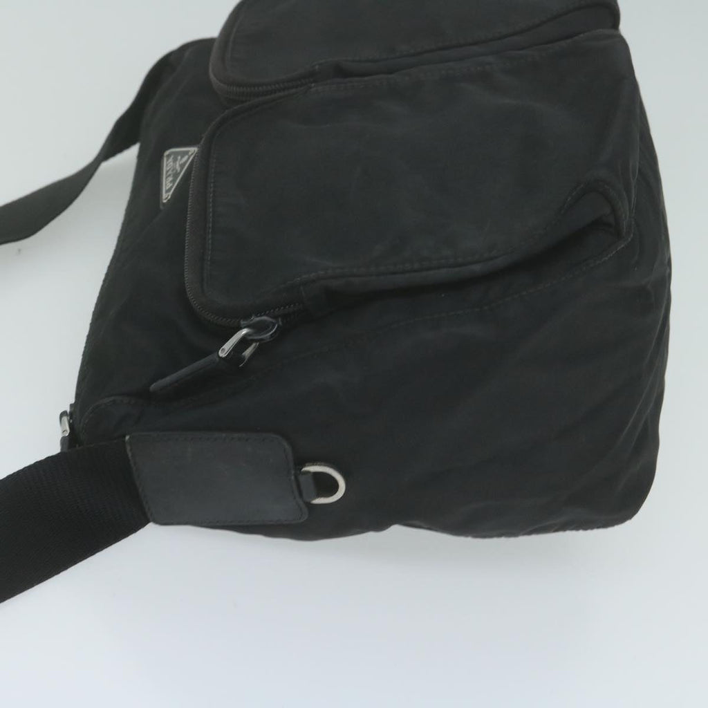 PRADA Shoulder Bag Nylon Black  66006