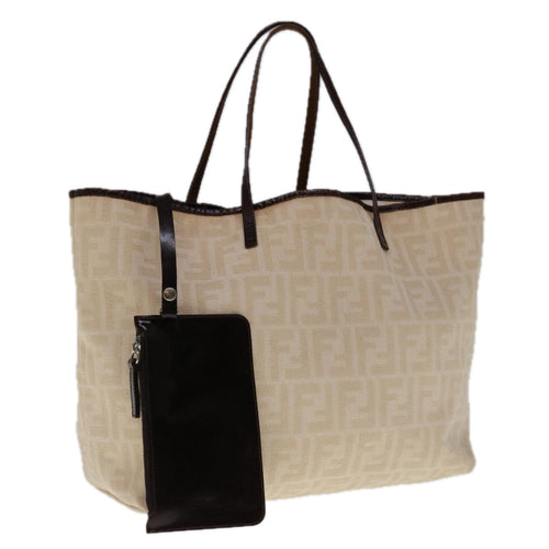 FENDI Zucca Canvas Tote Bag Beige66010
