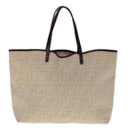 FENDI Zucca Canvas Tote Bag Beige66010