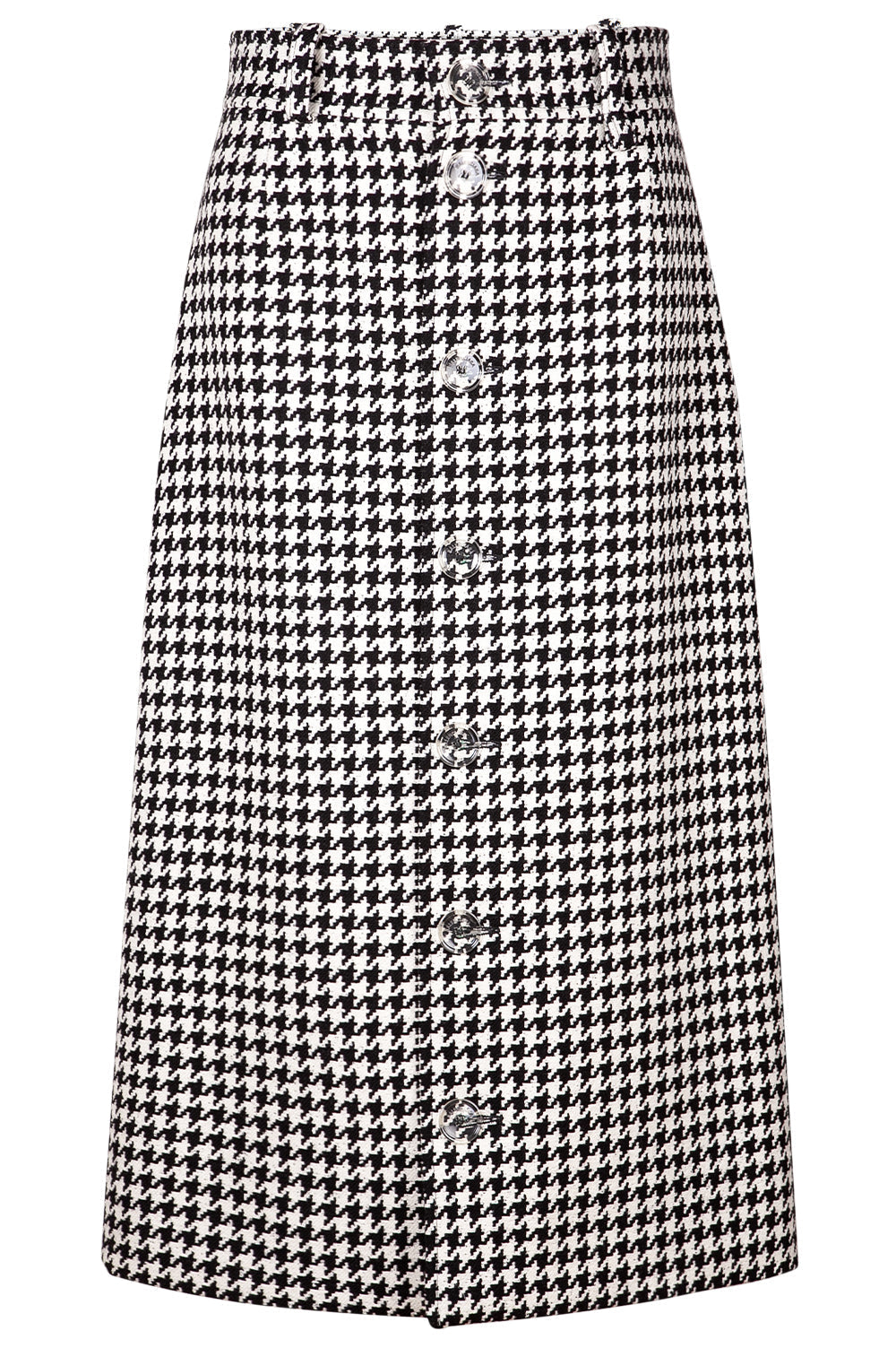 BALENCIAGA Gingham Skirt Houndstooth