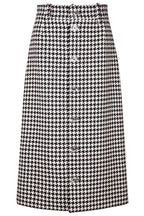 BALENCIAGA Gingham Skirt Houndstooth