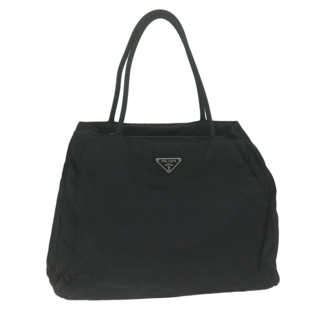 PRADA Hand Bag Nylon Black  66022