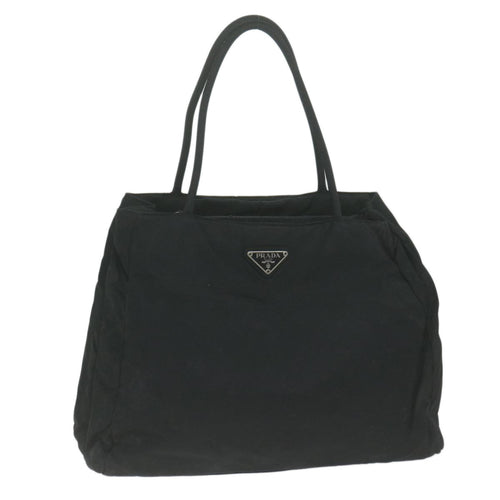 PRADA Hand Bag Nylon Black  66022