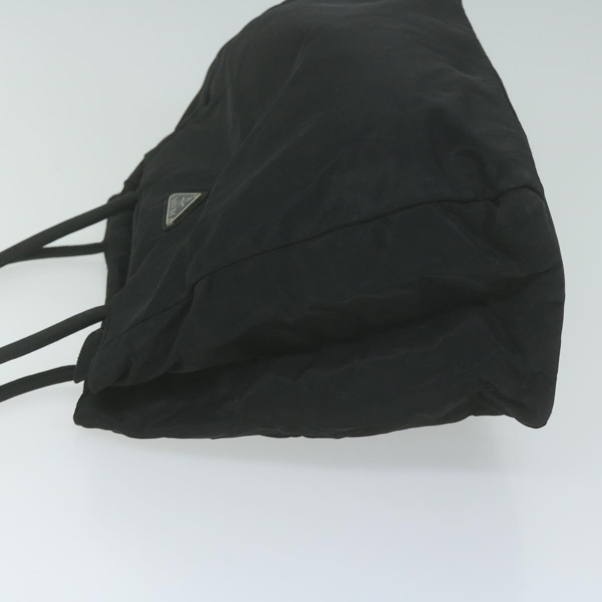 PRADA Hand Bag Nylon Black  66022