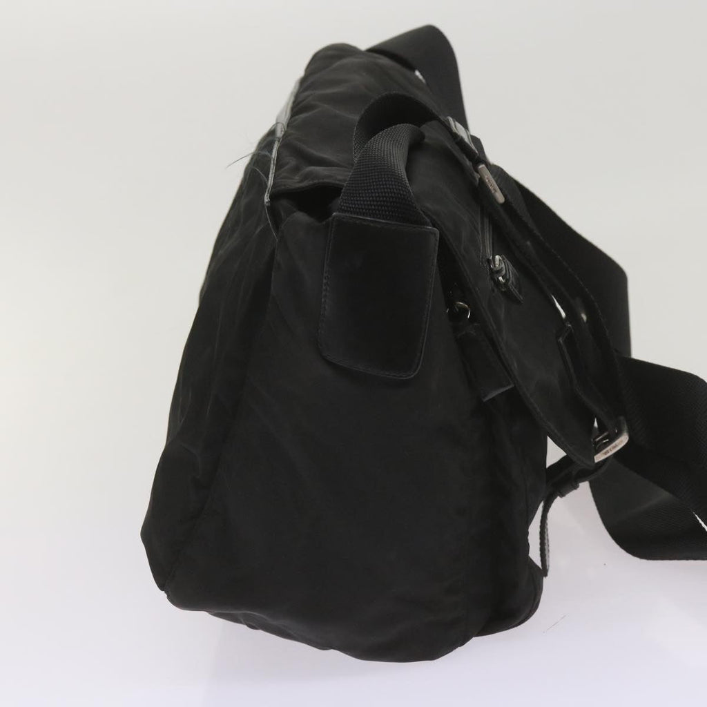 PRADA Shoulder Bag Nylon Black  66034