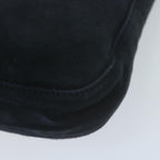 FENDI Mamma Baguette Shoulder Bag Suede Navy66049