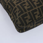 FENDI Zucca Canvas Mamma Baguette Shoulder Bag Brown66062