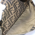 FENDI Zucca Canvas Mamma Baguette Shoulder Bag Brown66062