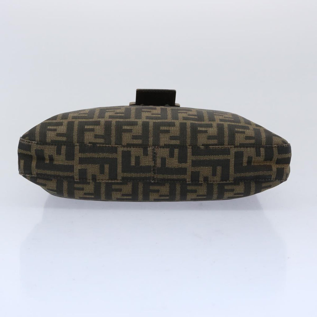 FENDI Zucca Canvas Mamma Baguette Shoulder Bag Brown66062