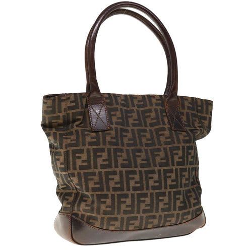 FENDI Zucca Canvas Tote Bag Brown66069