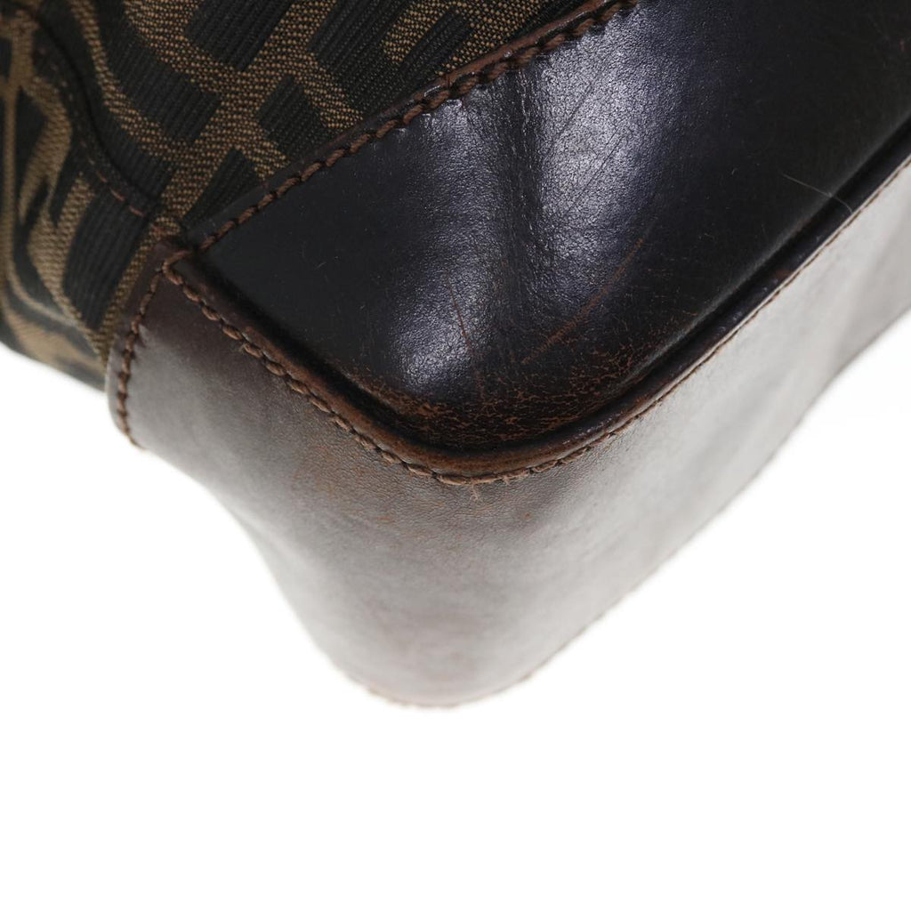 FENDI Zucca Canvas Tote Bag Brown66069