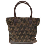 FENDI Zucca Canvas Tote Bag Brown66069