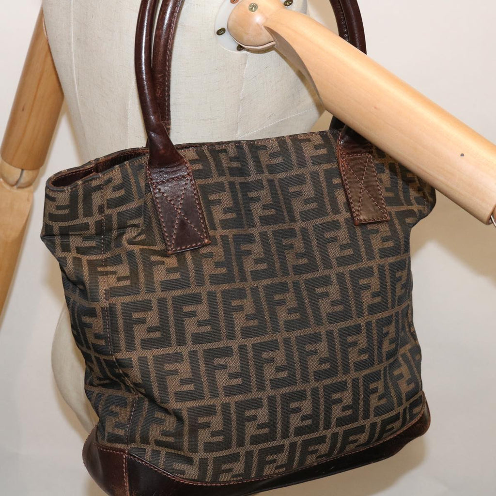 FENDI Zucca Canvas Tote Bag Brown66069