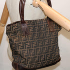 FENDI Zucca Canvas Tote Bag Brown66069