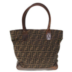 FENDI Zucca Canvas Tote Bag Brown66069