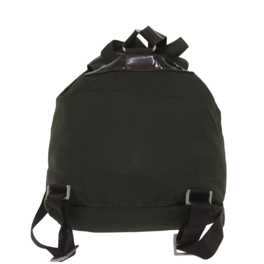 PRADA Backpack Nylon Green  66077