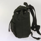 PRADA Backpack Nylon Green  66077