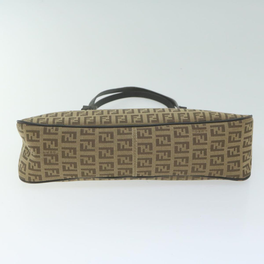 FENDI Zucchino Canvas Hand Bag Beige66080