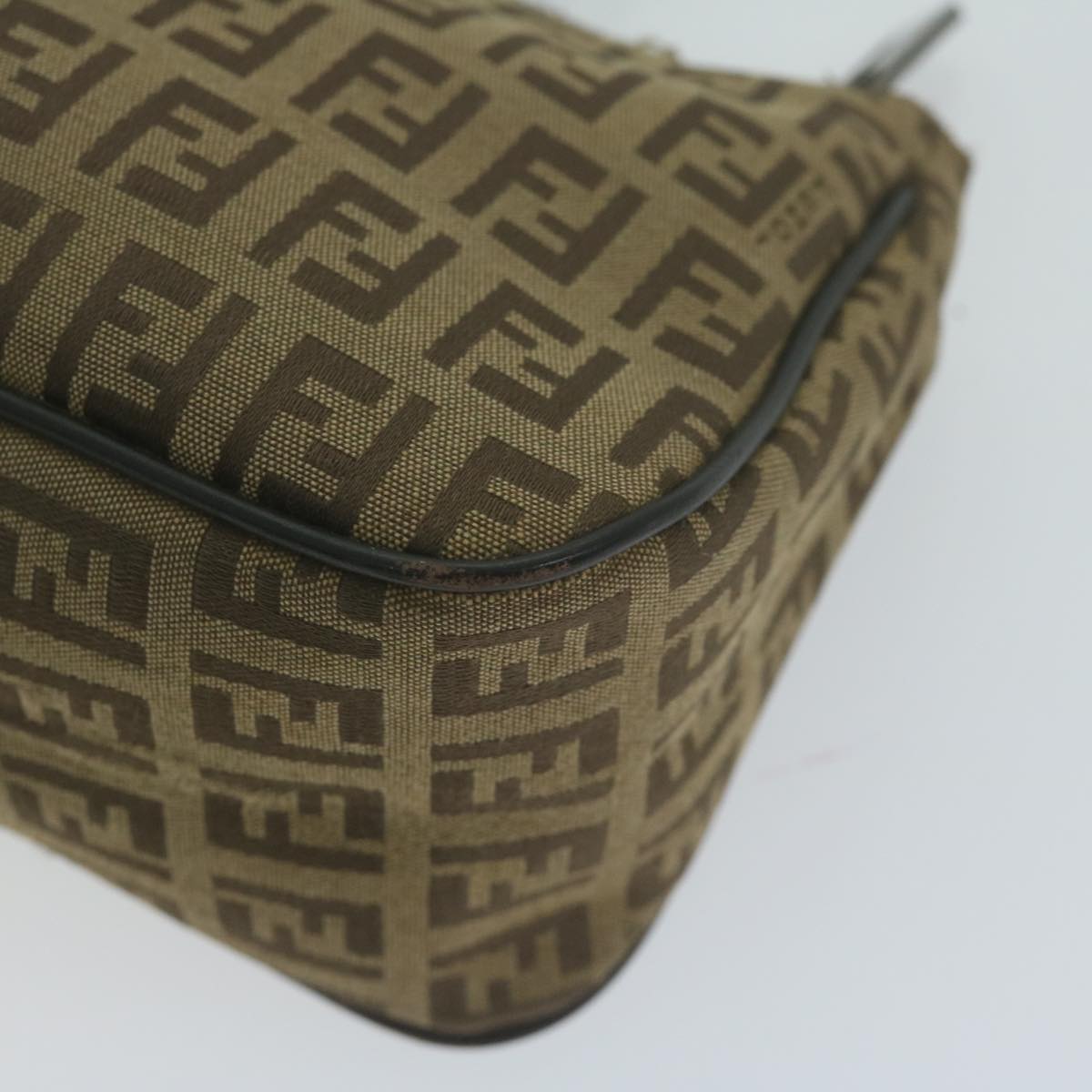 FENDI Zucchino Canvas Hand Bag Beige66080