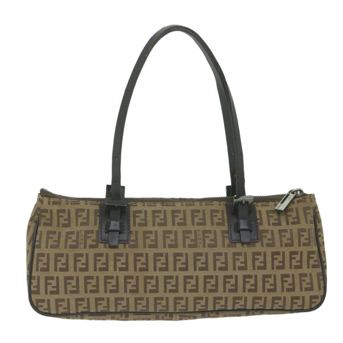 FENDI Zucchino Canvas Hand Bag Beige66080