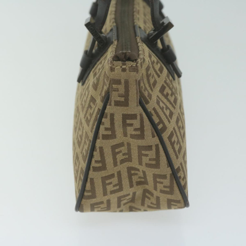 FENDI Zucchino Canvas Hand Bag Beige66080
