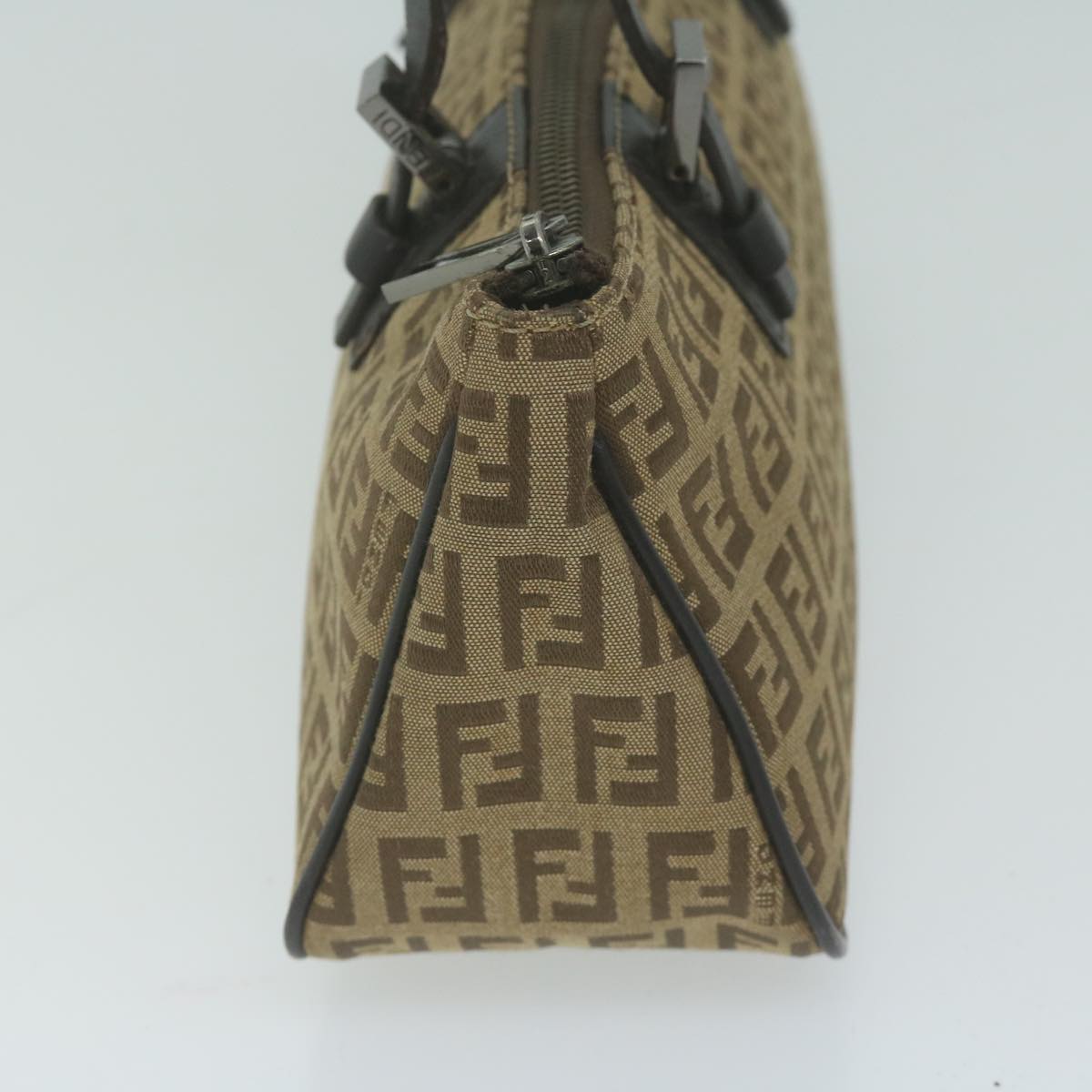 FENDI Zucchino Canvas Hand Bag Beige66080