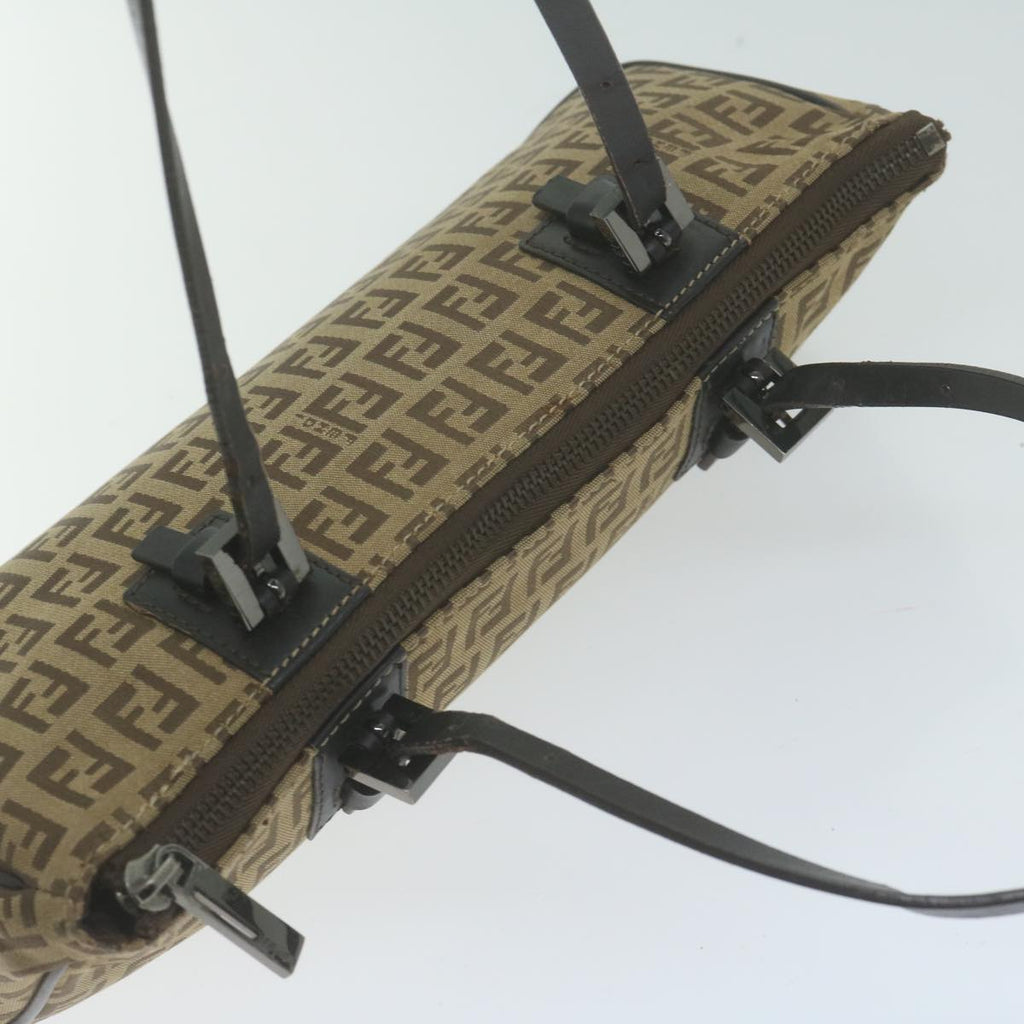 FENDI Zucchino Canvas Hand Bag Beige66080