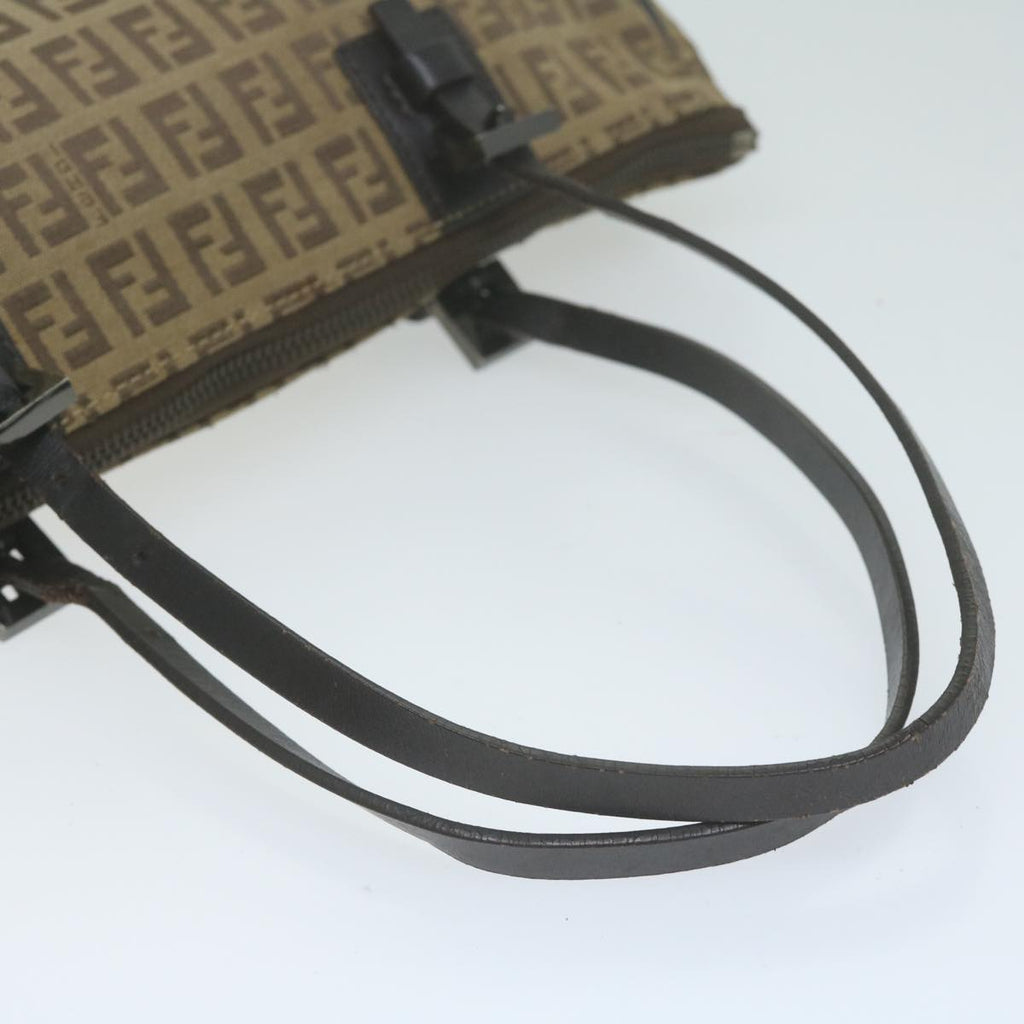 FENDI Zucchino Canvas Hand Bag Beige66080