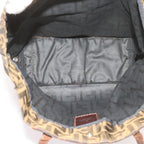 FENDI Zucca Canvas Clutch Bag 2Set Black Brown66087