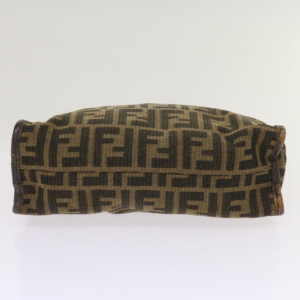 FENDI Zucca Canvas Clutch Bag 2Set Black Brown66087