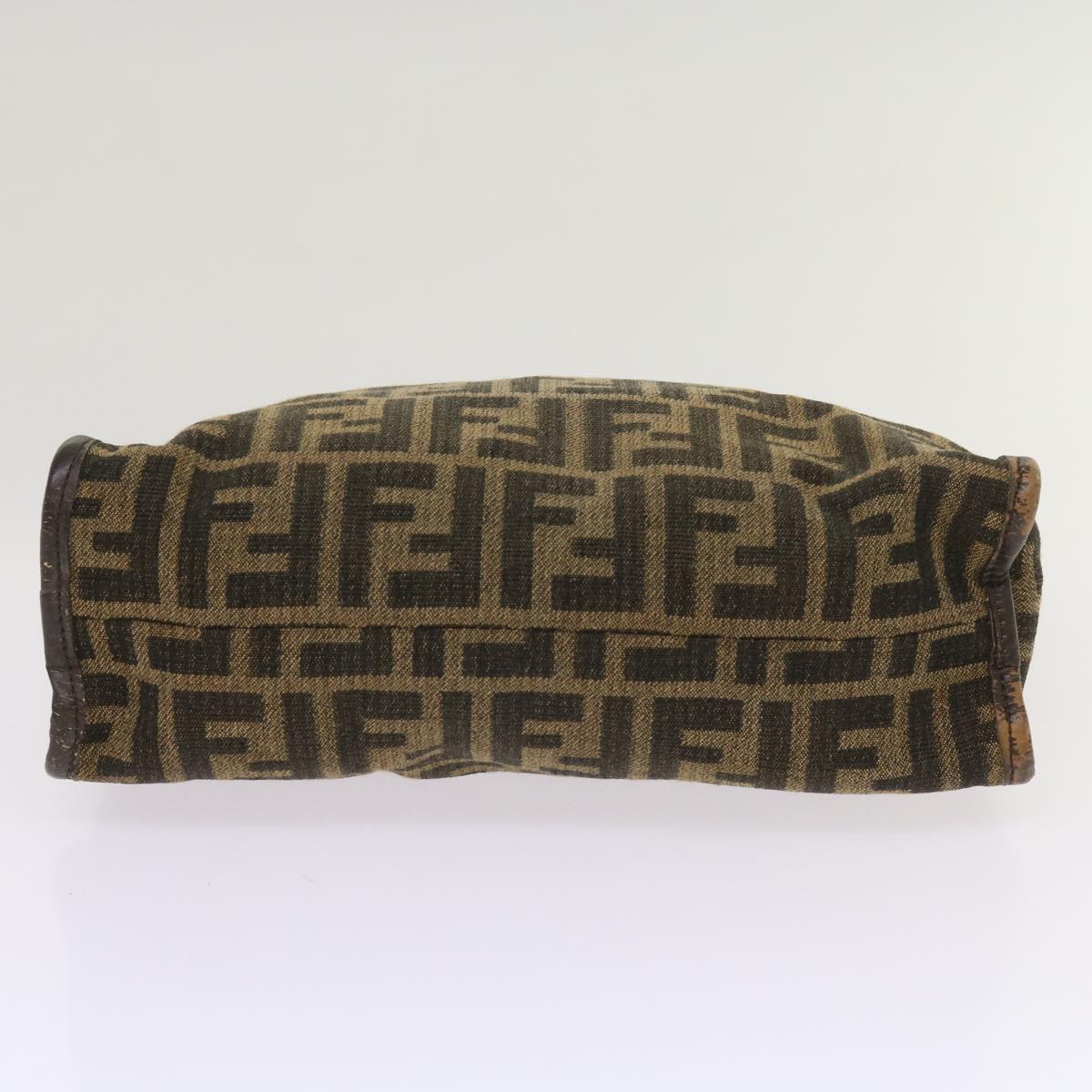 FENDI Zucca Canvas Clutch Bag 2Set Black Brown66087