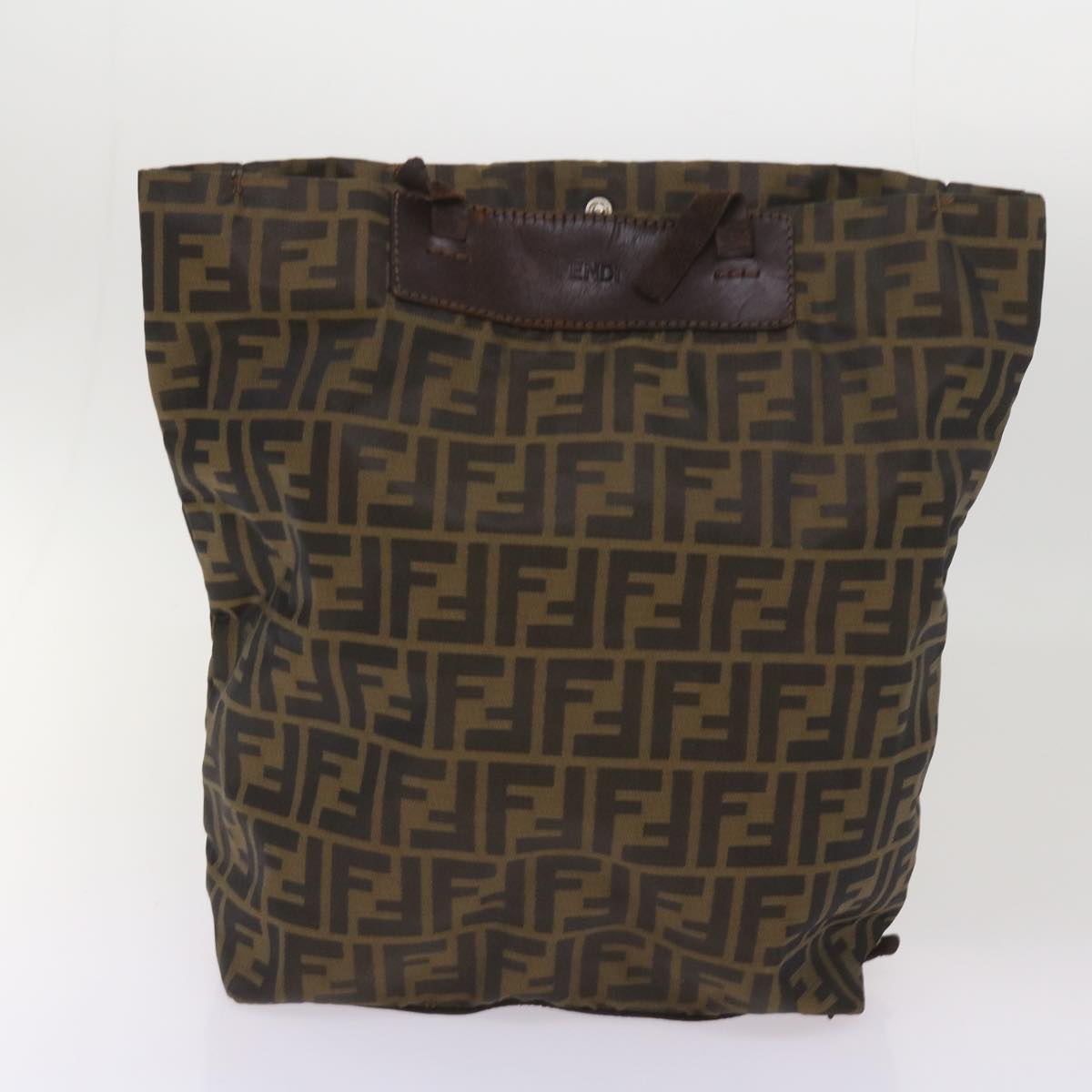 FENDI Zucca Canvas Clutch Bag 2Set Black Brown66087